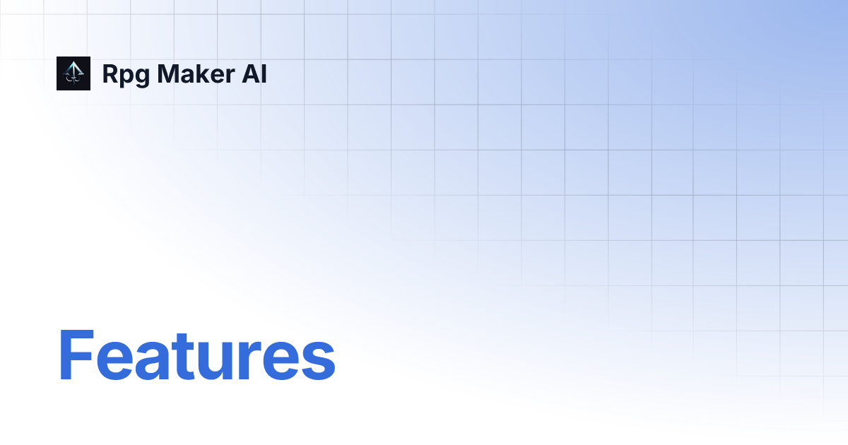 Features rpg maker ai